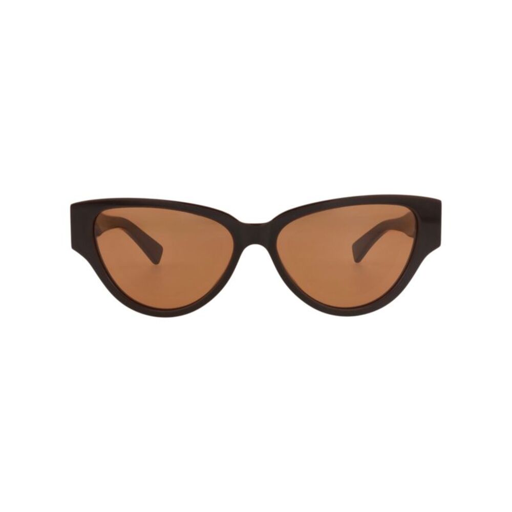 Bottega Veneta Cat Eye-Frame Recycled Acetate Sunglasses Brown Womens